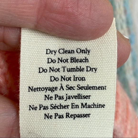 LoveShackFancy Jeeves‎ Magnolia Pink Plaid Wool and Mohair Long Sleeve Cardigan - Picture 13 of 13